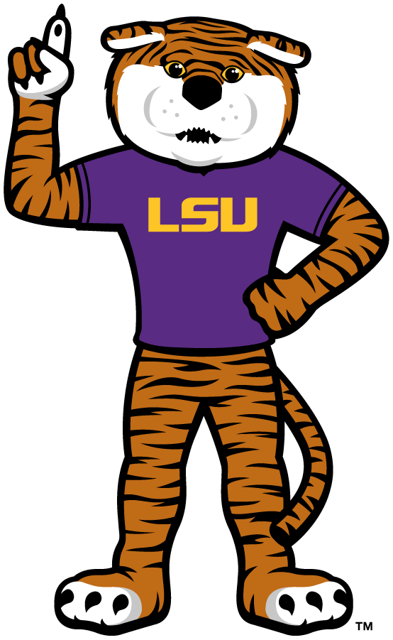LSU Tigers 2013-Pres Mascot Logo iron on transfers for clothing